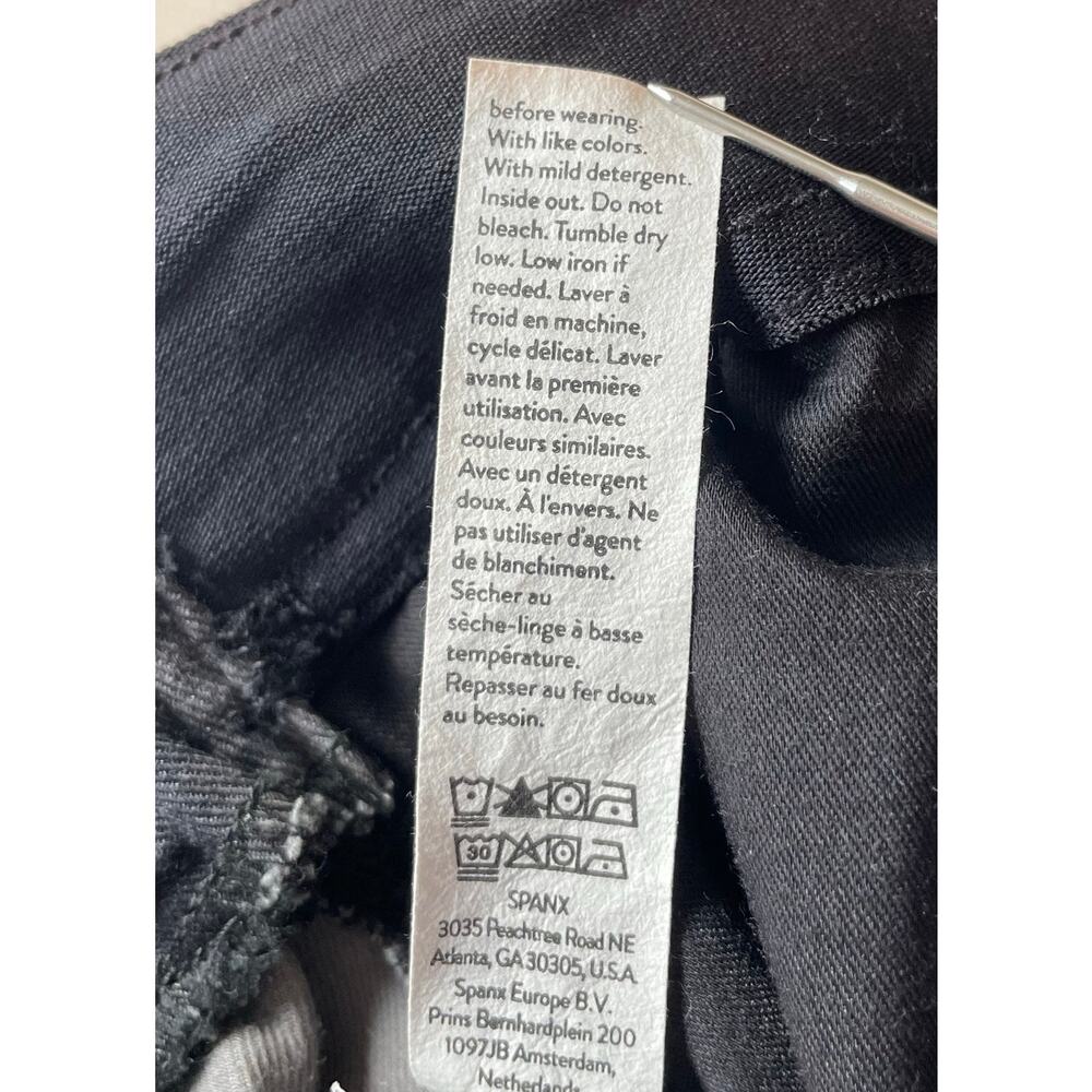 Spanx Stretch Twill Cargo Jogger Sz M Camo Black Gray Pull On Pockets Gorpcore - Picture 8 of 12